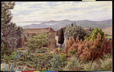 Paisagem. Desenho de Henri RIVIERE (1864-1951) de Henri Rivière