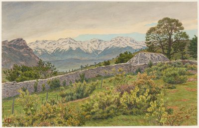 Manhã cinzenta nos Alpes (Barberaz) de Henri Rivière