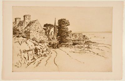 [Aldeia à beira-mar] de Henri Rivière