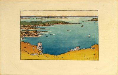 Pointe de la Haye vista de La Garde– Guérin (Saint-Briac) de Henri Rivière