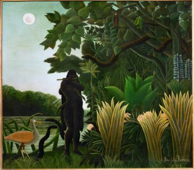 O encantador de serpentes de Henri Rousseau