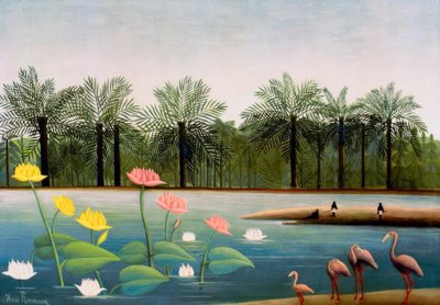 Os Flamingos de Henri Rousseau