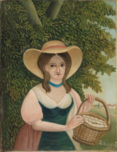 Mulher com cesto de ovos (La Femme au panier d