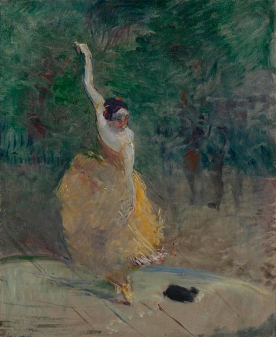 Dançarina Espanhola, 1883-1885. de Henri Toulouse Lautrec de