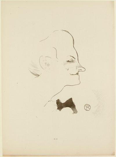 Yvette Guilbert, 1893. de Henri Toulouse Lautrec de