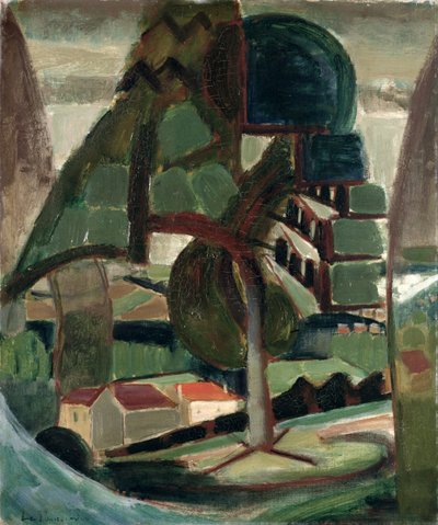 Paisagem de Meulon-Hardricourt de Henri Victor Gabriel Le Fauconnier