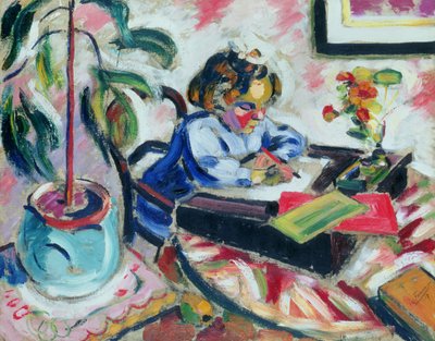 Menininha de escola de Henri Victor Gabriel Le Fauconnier
