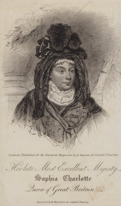 Charlotte de Mecklenburg-Strelitz, rainha consorte do rei George III de Henri after Meyer