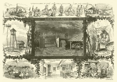 Rússia (gravura) de Henri de (after) Montaut