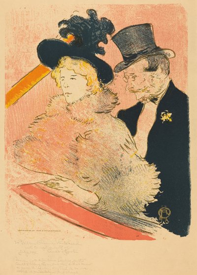No concerto (Au concert) de Henri de Toulouse-Lautrec