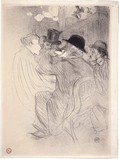 No Moulin Rouge: Um Rude! Um verdadeiro rude! (No Moulin Rouge - Um Rude! Um Verdadeiro Rude!) 1893 (litografia) de Henri de Toulouse-Lautrec