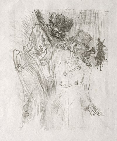 No sopé do Sinai: Prisão de Schlomé Fuss de Henri de Toulouse-Lautrec