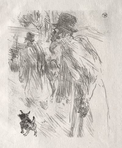 Ao pé do Sinai: Os judeus poloneses, Carlsbad de Henri de Toulouse-Lautrec
