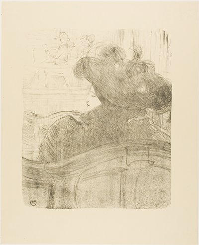 Cléo de Mérode, de Treze Litografias de Henri de Toulouse-Lautrec