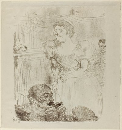 Di ti Fellow, Cantor Inglês em um Café-Concerto de Henri de Toulouse-Lautrec