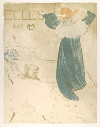 Elles (capa do portefólio) de Henri de Toulouse-Lautrec