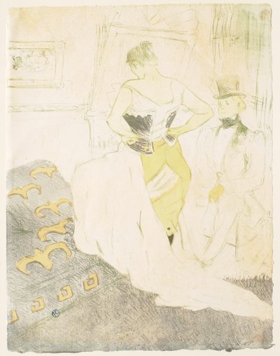 Elles: mulher com espartilho - A abordagem de Henri de Toulouse-Lautrec