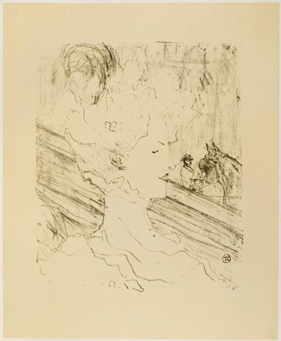 Emilienne d'Alençon, de Treze litografias de Henri de Toulouse-Lautrec