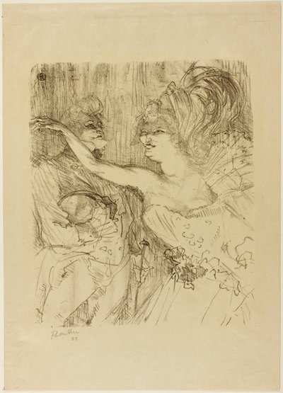Guy e Mealy, em "Paris qui Marche" de Henri de Toulouse-Lautrec