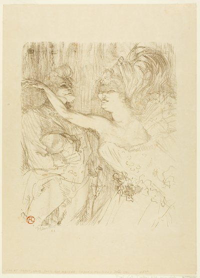 Guy e Mealy, em "Paris qui Marche de Henri de Toulouse-Lautrec