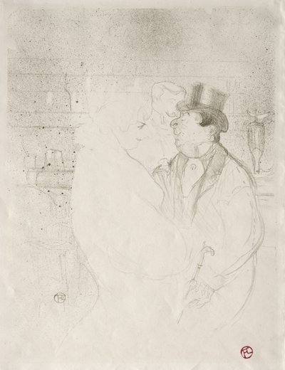 Ida Heath no Bar de Henri de Toulouse-Lautrec