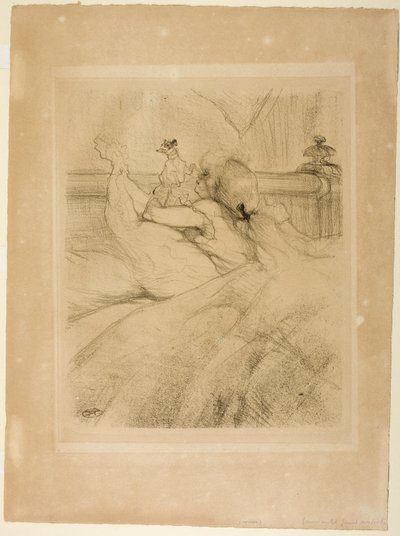 Na cama de Henri de Toulouse-Lautrec