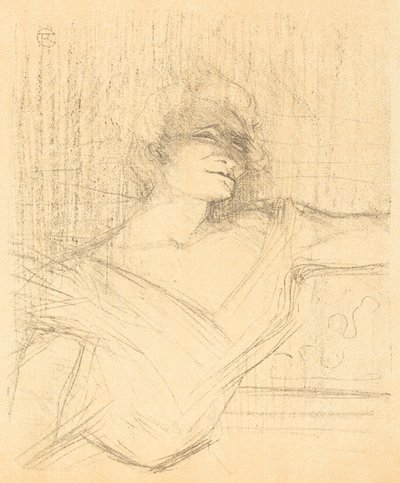 Em "La glu" (Em "La glu") de Henri de Toulouse-Lautrec
