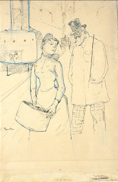 Na rua de Henri de Toulouse-Lautrec