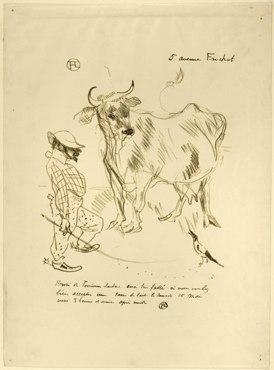 Convite para um copo de leite de Henri de Toulouse-Lautrec