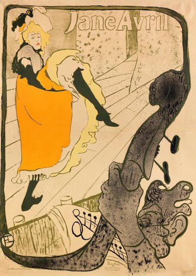 Jane Avril de Henri de Toulouse-Lautrec