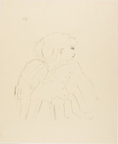 Jane Hading, de Treze Litografias de Henri de Toulouse-Lautrec