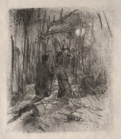 O Cemitério de Busk de Henri de Toulouse-Lautrec