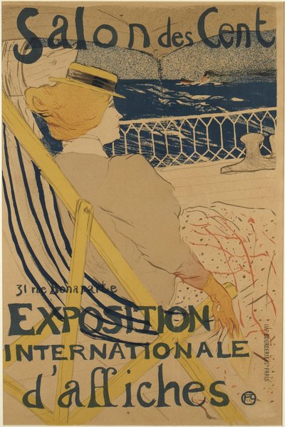 La Passagère du 54 - Passeio de iate (A passageira do n.º 54 - Um cruzeiro) de Henri de Toulouse-Lautrec
