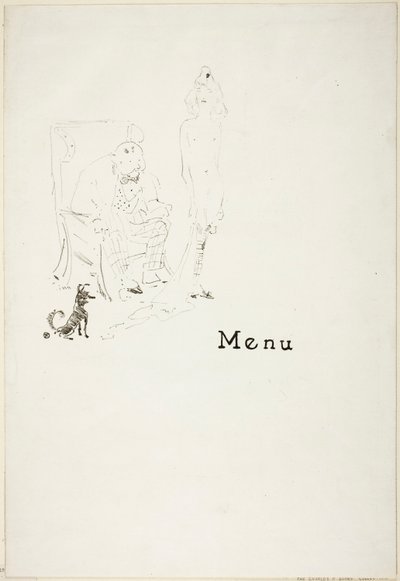 A menina nua: Ementa de Henri de Toulouse-Lautrec