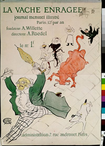The Enraged Cow, Ilustre Jornal Mensal de Henri de Toulouse Lautrec
