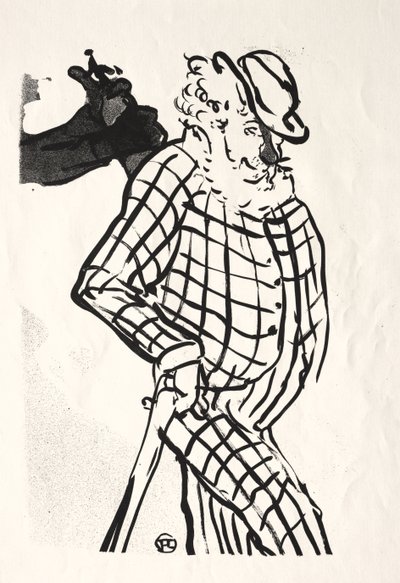 O Café-concerto: American Singer de Henri de Toulouse-Lautrec