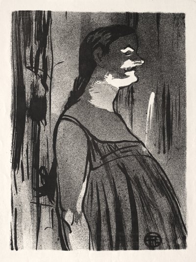 O Café-concerto: Sra. Abdala de Henri de Toulouse-Lautrec