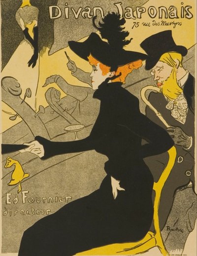 O Divã Japonês de Henri de Toulouse-Lautrec