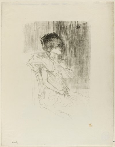 Credor sentado de Henri de Toulouse-Lautrec