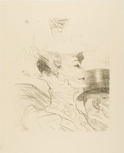 Louise Balthy, de Litografias de Treize de Henri de Toulouse-Lautrec