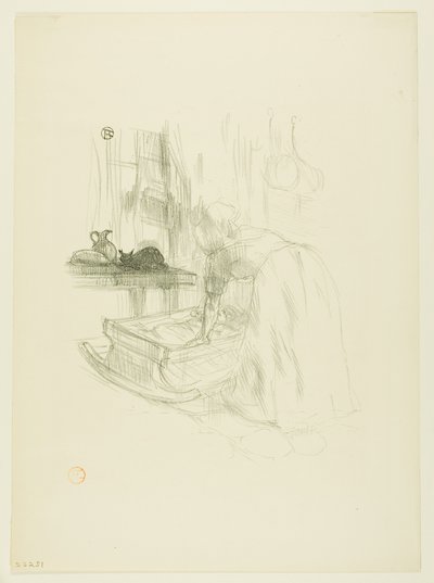Lullaby, de Melodies de Désiré Dihau de Henri de Toulouse-Lautrec