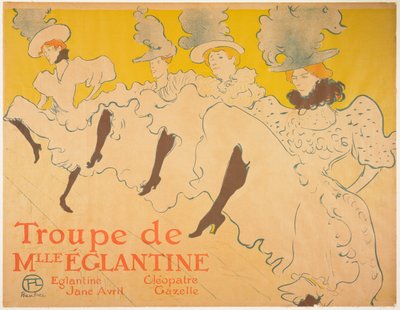 Companhia da Menina Eglantine de Henri de Toulouse-Lautrec