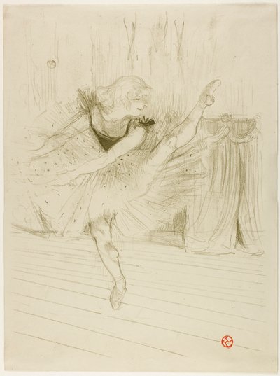 Senhorita Ida Heath, dançarina inglesa de Henri de Toulouse-Lautrec