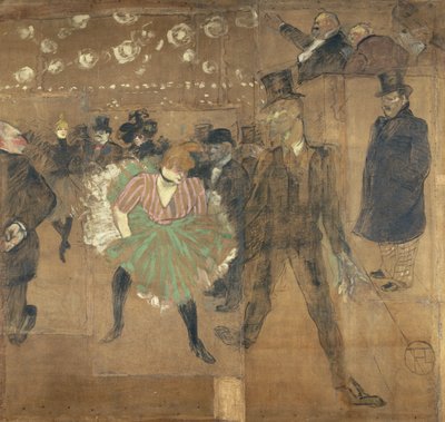 Painéis para o quartel de Goulue, na Feira do Trono em Paris de Henri de Toulouse-Lautrec