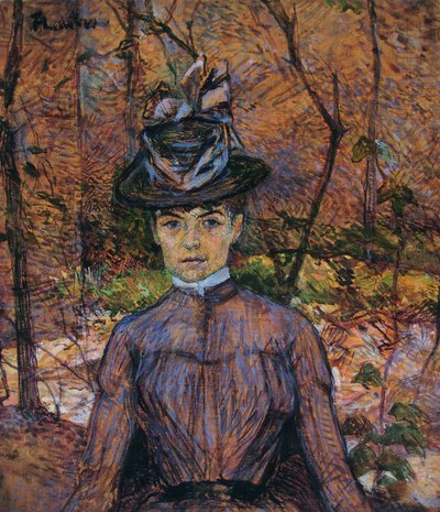 Retrato de Suzanne Valadon (Sra. Suzanne Valadon, pintora) de Henri de Toulouse-Lautrec