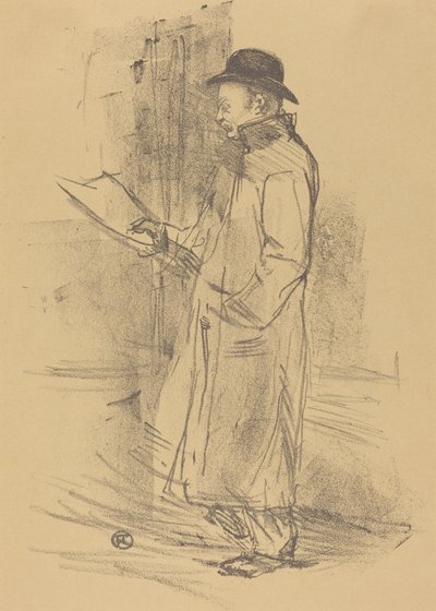 Programa para «Benefice Gemier» (Programme du «Bénéfice Gémier») de Henri de Toulouse-Lautrec
