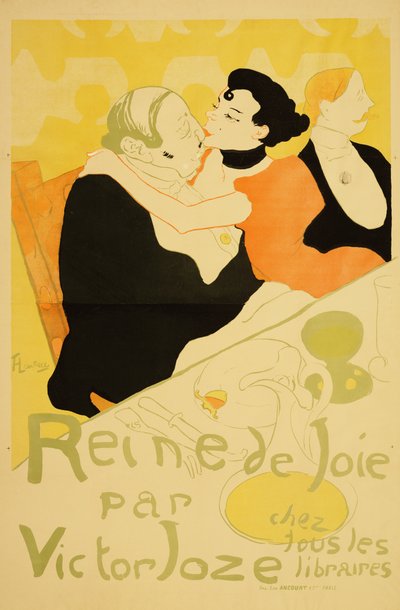 Reine de Joie (Rainha da Alegria) de Henri de Toulouse-Lautrec