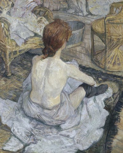 Rousse, também conhecida por La Toilette de Henri de Toulouse-Lautrec