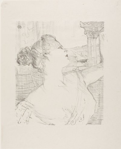 Sybil Sanderson, de Treize Lithographies de Henri de Toulouse-Lautrec