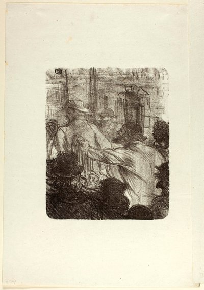 Mercado Têxtil, Cracóvia, de Au Pied du Sinaï de Henri de Toulouse-Lautrec